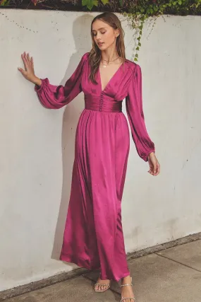 Rianna Ruched Maxi Dress